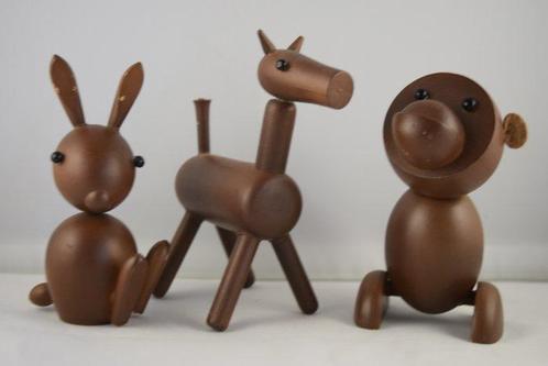 Pet Zodiac -Japanese wooden Animals- made by Belle Maison -, Antiek en Kunst, Kunst | Designobjecten