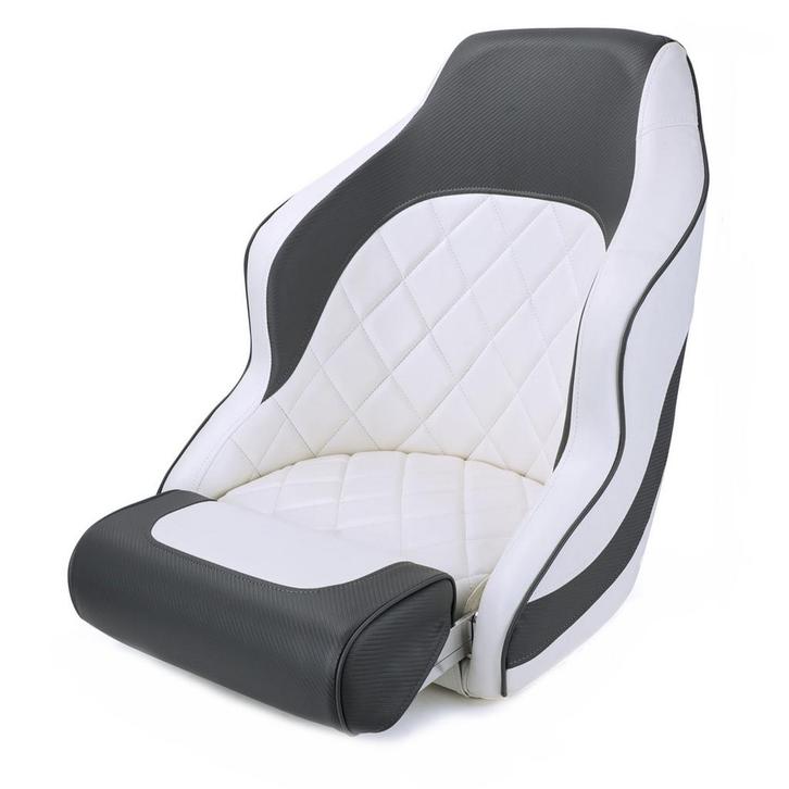 Bootstoel Sport Flip-Up Wit-Antraciet, Watersport en Boten, Bootonderdelen, Nieuw, Ophalen of Verzenden