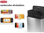 Curver Decobin Duo Prullenbak - 26L+26L - Rechthoekig -, Verzenden, Zo goed als nieuw