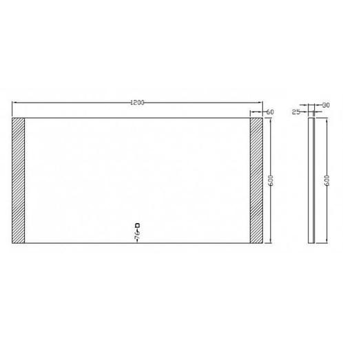 Spiegel Sunny Dimbare Led 60X120 Cm, Huis en Inrichting, Woonaccessoires | Spiegels, Ophalen of Verzenden