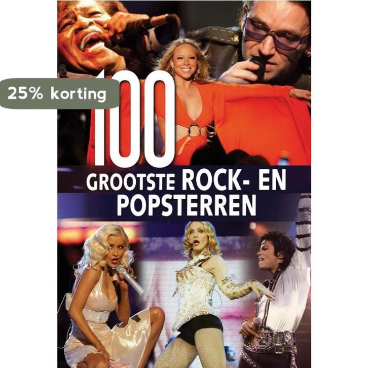100 Grootste rock-en popsterren 9789036624350, Boeken, Overige Boeken, Gelezen, Verzenden