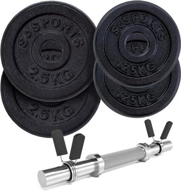 Halterschijven - Halterset- 30 mm - Gietijzer - 10 kg - ScSP beschikbaar voor biedingen