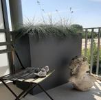 Plantenbak Fiberclay 90x36x90 cm Antraciet, Tuin en Terras, Verzenden, Nieuw