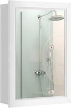 COSTWAY Spiegelkast voor badkamer, wandkast met spiegel, bad, Verzenden, Zo goed als nieuw