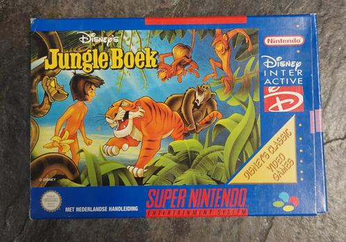 Disneys jungle boek (SNES tweedehands game), Spelcomputers en Games, Games | Overige, Zo goed als nieuw, Ophalen of Verzenden