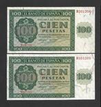 Spanje. - 2 x 100 Pesetas 1936 - Pick 101, Postzegels en Munten, Munten | Nederland