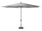 Platinum parasol Riva Ø4,0 licht grijs, Tuin en Terras, Parasols, Nieuw, 3 tot 4 meter