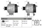Dynamo / Alternator TOYOTA AURIS (2.0 D-4D,2.2 D), Ophalen of Verzenden, Nieuw