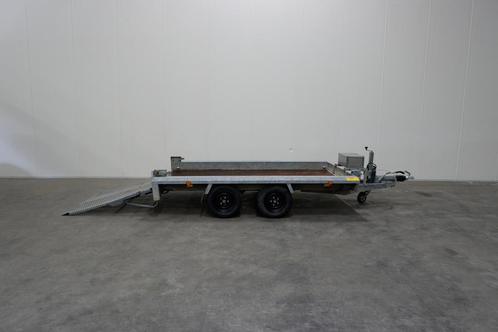 Gebruikte Hapert machinetransporter 3500kg 300x150cm, Auto diversen, Aanhangers en Bagagewagens, Gebruikt