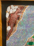 Shirley Namatjira en de traditionele bush-geneeskunde. -, Antiek en Kunst, Kunst | Niet-Westerse kunst