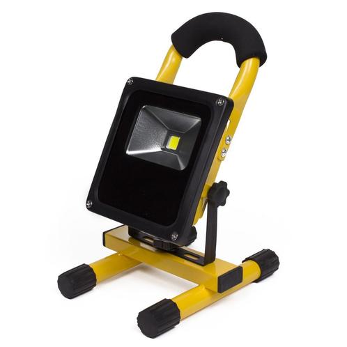 LED Straler Oplaadbaar 10 Watt - Werklamp - Ledlamp - Hoffte, Doe-het-zelf en Verbouw, Bouwverlichting, Overige typen, Nieuw, Minder dan 50 watt