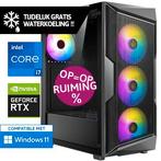 Core i7 + Waterkoeling - RTX 4060 - 32GB - 1TB  - Game PC, Nieuw