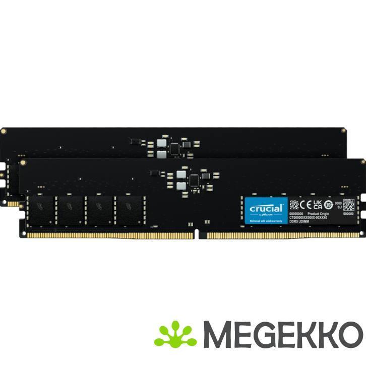 Crucial DDR5 2x16GB 4800, Computers en Software, RAM geheugen, Nieuw, Verzenden