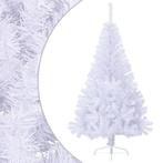 vidaXL Kunstkerstboom met standaard half 150 cm PVC wit, Diversen, Kerst, Verzenden, Nieuw