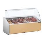 GGM Gastro | Koelvitrine - 1900mm - Beige voorpaneel |, Verzenden