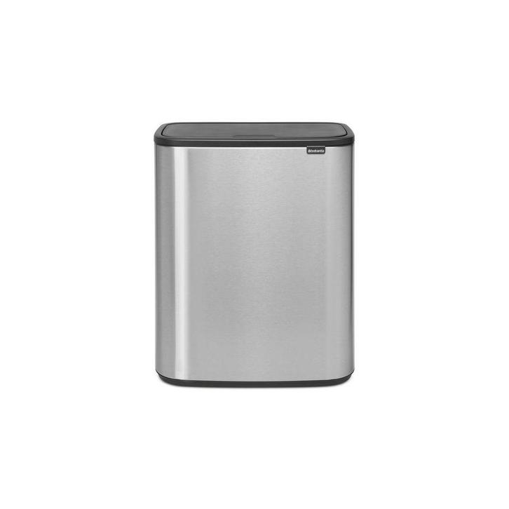 Brabantia Bo Touch Bin 60 ltr - Mat RVS FPP, Huis en Inrichting, Woonaccessoires | Prullenbakken, Nieuw, Verzenden