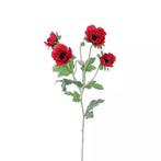 Anemone Tak Rood 62 cm kunstplant - Buitengewoon de Boet, Nieuw, Verzenden