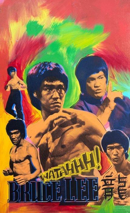 Steve Kaufman (19§0-2010) - Bruce Lee, Antiek en Kunst, Kunst | Designobjecten