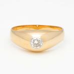 Ring - 18 karaat Geel goud -  0.23 tw. Diamant