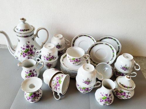 Mitterteich - Koffie- en theeservies (25) - Floral Pattern -, Antiek en Kunst, Antiek | Meubels | Tafels