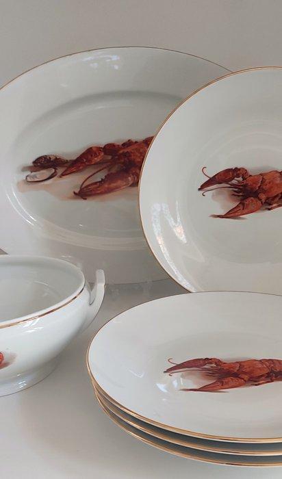 Richard Ginori - Tafelservies (6) - Porselein, Antiek en Kunst, Antiek | Meubels | Tafels