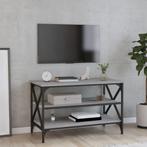 vidaXL Tv-meubel 80x40x50 cm bewerkt hout grijs sonoma, Huis en Inrichting, Tafels | Bijzettafels, Verzenden, Nieuw