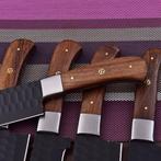 Keukenmes - Kitchen knife set - Rozenhout en poedercode,