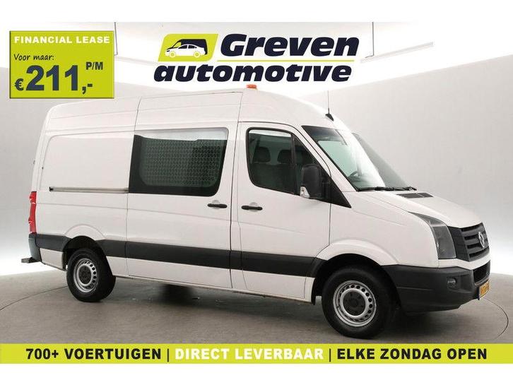 Volkswagen Crafter 35 2.0 TDI L2H2 | 3500KG Trekgew. |, Auto's, Bestelauto's, Handgeschakeld, Diesel, Wit, Volkswagen