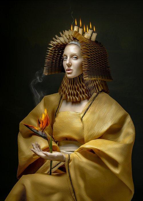 Elena Paraskeva - THE RAGE OF ELISABETTA (GERMAN ETCHING)-, Antiek en Kunst, Kunst | Designobjecten