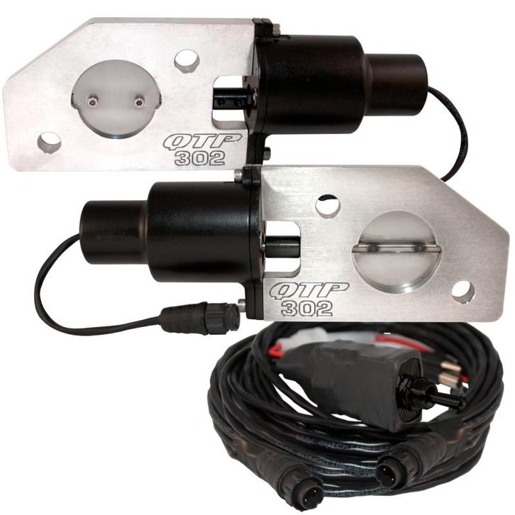 QTP 3in Bolt-On QTEC Electric Cutout Valve - Single - QTEC30, Auto-onderdelen, Uitlaatsystemen, Ophalen of Verzenden