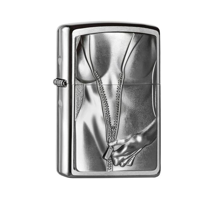 Zippo Zipper Girl, Verzamelen, Rookartikelen, Aanstekers en Luciferdoosjes, Aansteker, Verzenden
