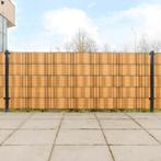 vidaXL Balkonschermen 10 st 255x19 cm poly rattan lichtbruin, Verzenden, Nieuw, Kunststof, Minder dan 1 meter