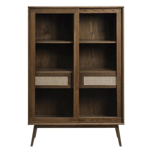 *WOONWINKEL* Retro Wandkast Walnoot, Huis en Inrichting, Kasten | Wandmeubels, Nieuw, Verzenden