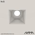FOS21 Trimless Verdiepte Inbouwspot Vierkant - Gips - GU1..., Ophalen of Verzenden, Nieuw