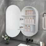 LED Spiegelkast - Afimera Lina Wit 55x80 cm - Dimbaar -, Huis en Inrichting, Ophalen of Verzenden, Nieuw