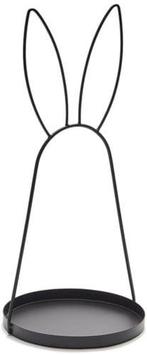 Dienblad metalen frame Bunny Ear 50 cm hoog Ø25 cm, Ophalen of Verzenden, Nieuw