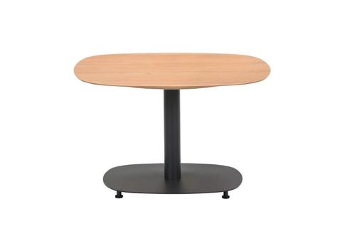 Garden Impressions - Leon bijzettafel - 70x70xH42 - Carbon, Tuin en Terras, Tuintafels, Nieuw, Hout, Rond, Verzenden