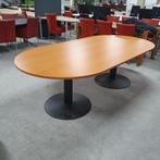 Ovale houten vergadertafel - 240x120 cm, Zakelijke goederen, Ophalen of Verzenden, Nieuw in verpakking
