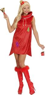 Kerstvrouw Jurkje Kerstzak met Kado Haarband, Kleding | Dames, Verzenden, Nieuw