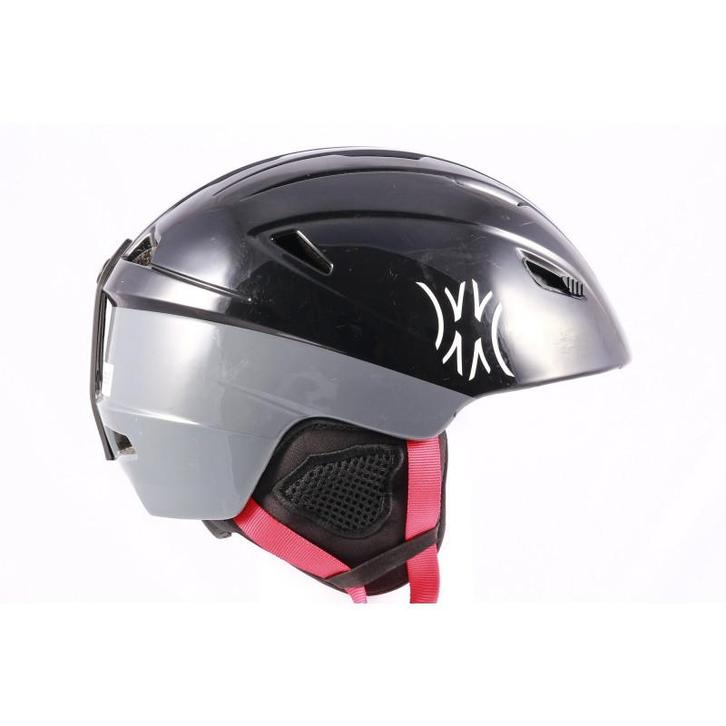 56 57 58 skihelm/snowboardhelm SLOKKER, Black/grey/red, vers, Sport en Fitness, Skiën en Langlaufen, Skiën, Overige typen, Gebruikt