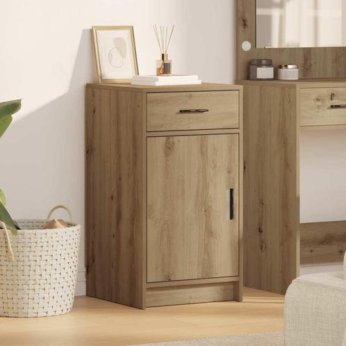 vidaXL Dressoir artisanaal eikenkleurig 40 x 40,5 x 75 cm, Huis en Inrichting, Kasten | Dressoirs, Nieuw, Minder dan 50 cm, Overige houtsoorten