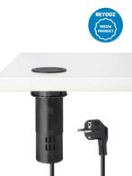 Universele popup inbouw powerbox - 60mm - zwart - 1x 220..., Nieuw in verpakking