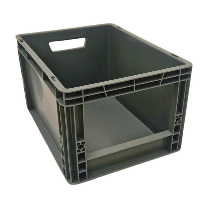 Magazijnbak 400x300x220mm met grijpopening, stapelbaar, Doe-het-zelf en Verbouw, Kratten en Dozen, Minder dan 50 cm, Nieuw, Bak of Kist