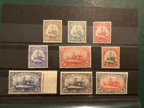 Duits Zuid-West-Afrika 1906 - Volledige set jachten met, Postzegels en Munten, Postzegels | Europa | Duitsland