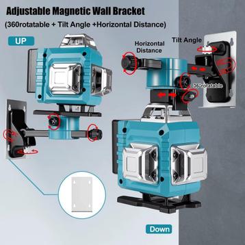 Professionele Super LASER 18V  16 lijnen 4D-laserniveau 360 beschikbaar voor biedingen