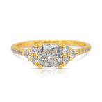 Ring - 18 karaat Geel goud - 1.36ct. tw. Diamant, Nieuw