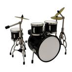Baby mini  drumstel zwart 10 cm hoog - schaal ca. 1:10, Ophalen of Verzenden, Nieuw, Pop, Beeldje of Miniatuur