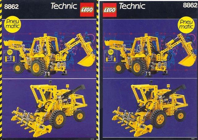 Lego Set - 8862 - Technic - Backhoe Item No: 8862-1, Kinderen en Baby's, Speelgoed | Duplo en Lego