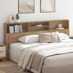 vidaXL Hoofdeinde kas artisanaal eikenkleurig 220 x 19 x, Verzenden, Nieuw, Bruin, Hout