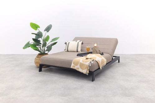 Mexico ligbed - Sunbrella - Taupe - 2 persoons, Tuin en Terras, Ligbedden, Nieuw, Overige materialen, Verzenden